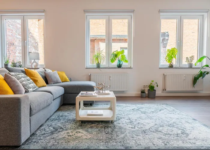 Апартаменты Luxurioeses Apartment, 10min Innenstadt, Parkplatz Эрфурт